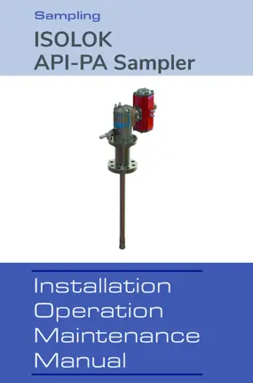 ISOLOK API-PA Automatic Sampler | Sentry Equipment