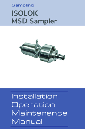 Image of ISOLOK MSD Sampler IOM Instruction Manuals