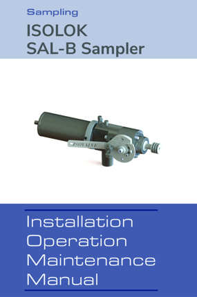 Image of ISOLOK SAL-B Sampler IOM Instruction Manuals