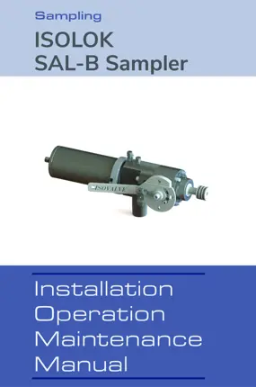 Image of ISOLOK SAL-B Sampler Spec Sheet