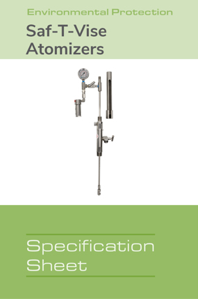 Image of STV Chemical Atomizer Spec Sheet Spec Sheets