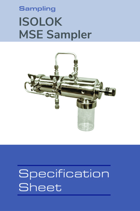 Image of ISOLOK MSE Sampler Spec Sheet Spec Sheets