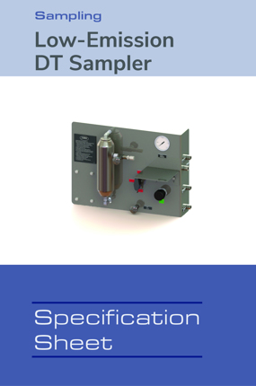Image of Detector Tube Sampler Spec Sheet Spec Sheets