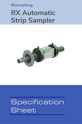 Image of Model RX Sampler Spec Sheet