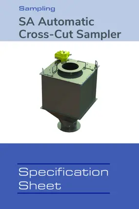 Image of Model SA Sampler Spec Sheet