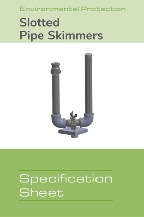 Image of Slotted Pipe Skimmer Spec Sheet Spec Sheets