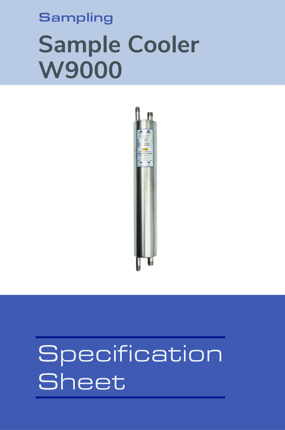 Image of W9000 Series Sample Cooler Spec Sheets